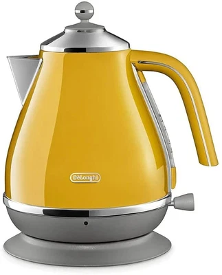 $186.58 • Buy DeLonghi  Icona Capitals Electric Kettle Quick + Quiet Kettle Yellow | 1.7L