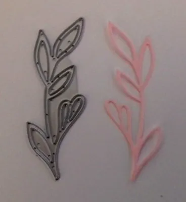 Sizzix Die Cutter Decorative Leaf Leaves #2 Thinlits Fits Big Shot Cuttlebug • £4.06