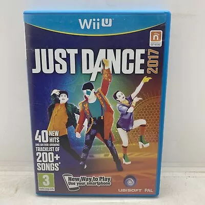 Just Dance 2017 Nintendo Wii U Free Postage AU Seller • $14.99