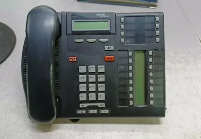 Nortel T7316E Business Phone Set - Charcoal (NT8B27) • $25