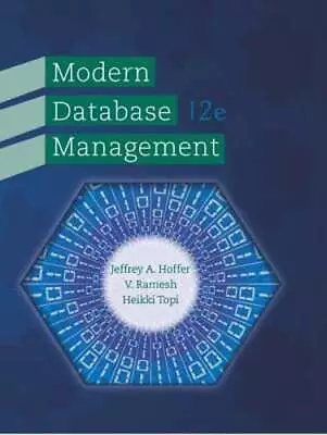 Modern Database Management By Jeffrey Hoffer: Used • $12.46