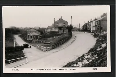 Valley Gardens & High Street Marske By The Sea 1950's? Postcard ~ Yorkshire • £8