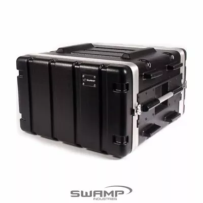 SWAMP 6U ABS 19  Rack Case - Extra Depth Roadcase Rack / Amp / 6RU Flight Case • $249.99