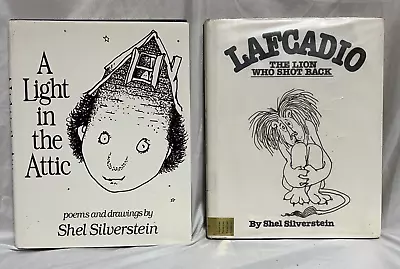 Lafcadio & A Light In The Attic By Shel Silverstein 1963 Hardcover DJ • $7