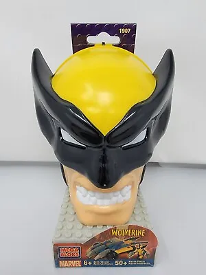 MEGA BLOKS Marvel WOLVERINE HEAD Set #1907 2004 Xmen Sealed 50+ PCS Blocks RARE • $29.99