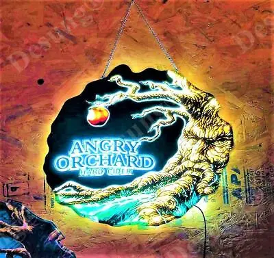 $137.09 • Buy New Hard Cider Angry Orchard 3D LED Neon Light Sign 20  Beer Bar Wall Decor Gift
