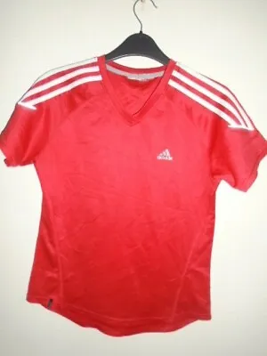 £2.99 • Buy Adidas  Red  Clima365  Response Shirt Youth 12/13 Years 