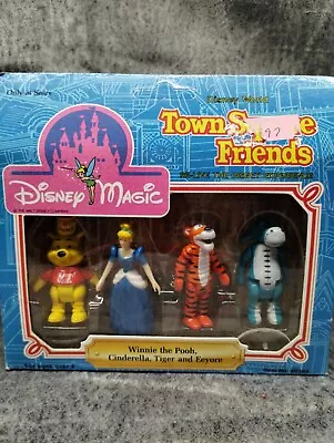 VINTAGE Disney Magic Town Square Friends 1988 Winnie The Pooh Cinderella #60303 • $24.99