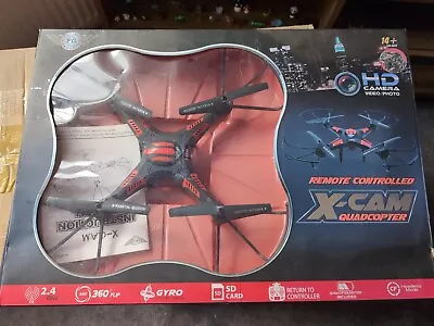 X-Cam Quadcopter Remote Controlled With Built In HD Camera  • £20