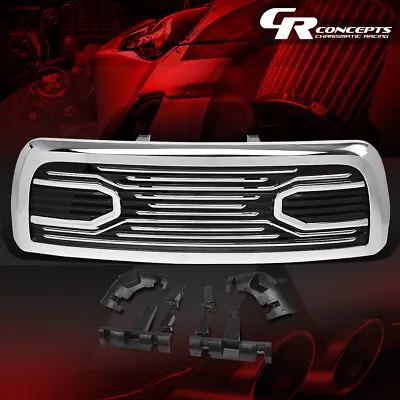 $248.99 • Buy Abs Plastic Badgeless Horn Style Front Grille For 2010-2018 Dodge Ram 2500 3500