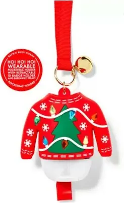 £13.73 • Buy Bath & Body Works Ugly Christmas Sweater Pocket *Bac Holder ID Holder Lanyard