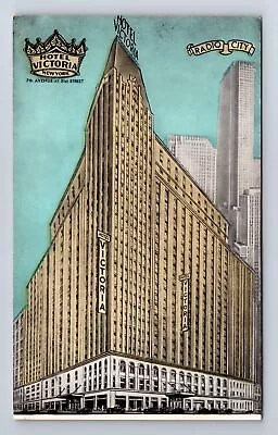 New York City NY Hotel Victoria Advertising Souvenir Vintage Postcard • $7.99