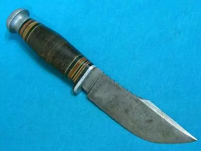 Rare Antique Marshall Wells Hdw Hunting Skinning Camp Knife Knives Vintage Bowie • $249.99