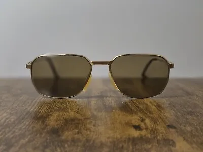 Vintage 80s Zeiss Metal Pilot Sunglasses Made In West Germany Glass Lenses #434 • $75