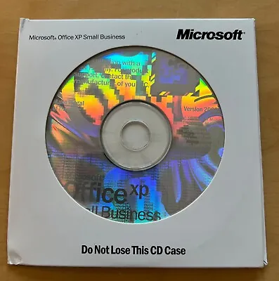 Microsoft Office XP Small Business Version 2002 W/ Product Key (2 Discs) • $12.97