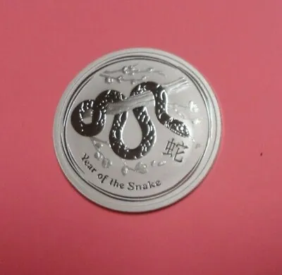 2013 1/2oz Lunar Snake - Perth Mint BU 999 Silver Coin (Bulk Discounts) • $38