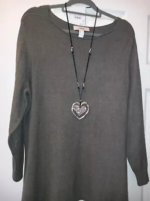 Brand New Costume Jewellery Big Statement Necklace Heart By Daisy And Eve Bnwt • £9.99
