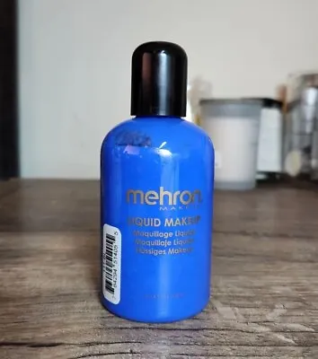 Mehron Makeup Liquid Makeup | Face Paint And Body Paint 4.5 Oz (133 Ml) Blue • $10.50