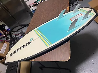 Driftsun 4 Ft 6 In Beginner To Intermediate Throwdown Wakesurf Board With 4 Fins • $325