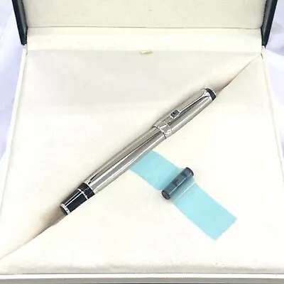 Montblanc Boheme Noir Rollerball Pen Stainless Steel Black Storn Boxed Mint • $789.99