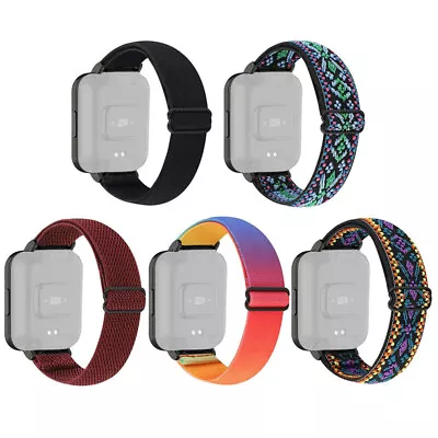 Nylon Woven Elastic Sport Fitness Strap Band For Redmi Watch 2/Mi Watch Lite 2 • £5.80