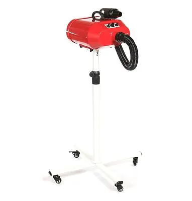 £239.99 • Buy Pedigroom Double Motor Dog Grooming Mobile Dryer On Stand Blaster Heater Red