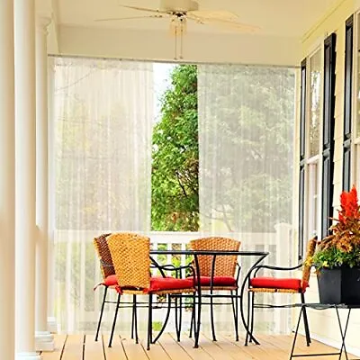 Mosquito Netting For Porch/Patio/Canopy/Garden Outdoor Sheer Tulle Curtains  • $22.52