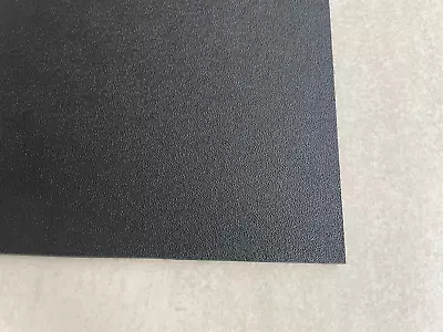 ABS Plastic Sheet. 3mm.  297mm X 210mm (A4). Textured Black.  • £10.95