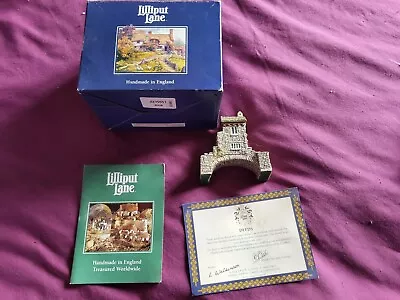 Lilliput Lane Bridge House With Box Etc • £2.99