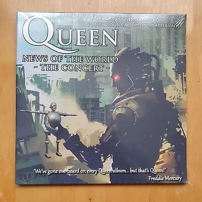 Queen – News Of The World Tour - The Concert - (Coloured Splatter Vinyl) 10'' • £40