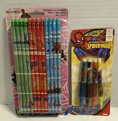 Marvel Spider-Man Pencils 24 NO.2 Wooden(VTG)-4 Mechanical (2009) Collectible • $10