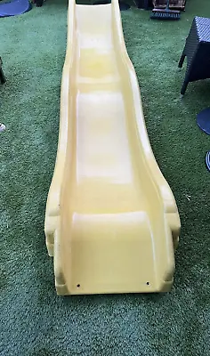 £100 • Buy Children's Garden Slide - Kids Long Wavy Outdoor Yellow Slide (10ft/3M Slide)