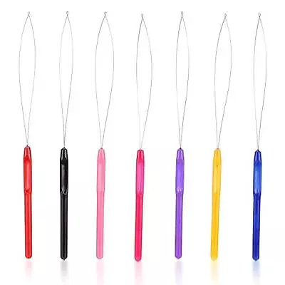 Nano Ring / Micro Ring Hair Extensions Wire Pulling Loop Hook Tool 1 3 5 10+ • £2.25