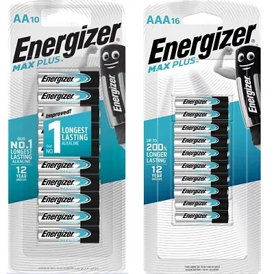 Energizer Max Plus Advanced AA AAA Batteries Battery Pack • $19.88