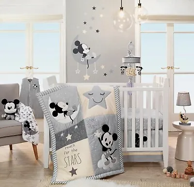 Mickey Mouse Stars Moon Wall Decals Baby Room Nursery Decorations MSRP $20 Each • $11.58