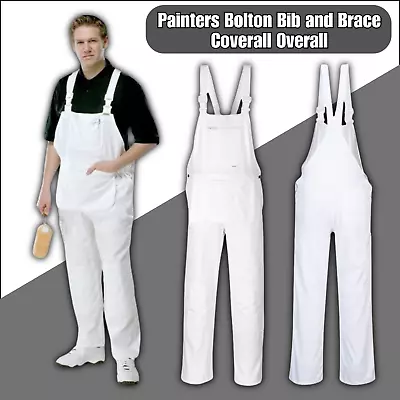 Portwest Painters Bolton Bib And Brace Coverall Overall Decorating Painting S810 • £27.99
