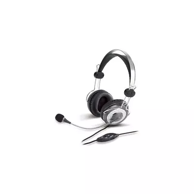 Genius HS-04SU Headset Wired Head-band Office/Call Center Silver • £10.95