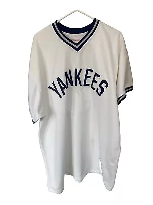 Mitchell And Ness Yankees Babe Ruth 3 Jersey Size 1X Cooperstown Collection • $69.99