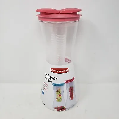 NEW Rubbermaid 2QT Fruit Infusion Pitcher Water Tea Spirits & More Carafe • $34.95