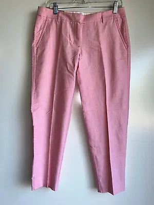 NWT $69 J.CREW Women's City Fit Pink Skimmer Cotton Pants Size 6  ~NEW • $23.98