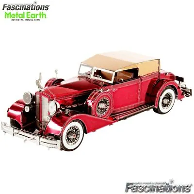 Metal Earth 1934 Packard Twelve Convertbile Car DIY 3D Model Hobby Building Kit • $20.81