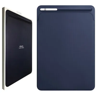 £14.95 • Buy Official Apple Genuine Leather Sleeve For IPad Pro 10.5  (2nd Gen. 2017) - Blue