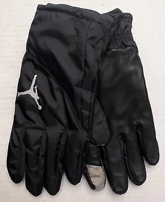 JORDAN Sideline Football Coaches Insulated Winter Gloves - Black (MEN’S LARGE) L • $59.99