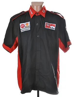 Moto Gp Ducati Corse Racing Jersey Button Shirt Size Xl • $44.99