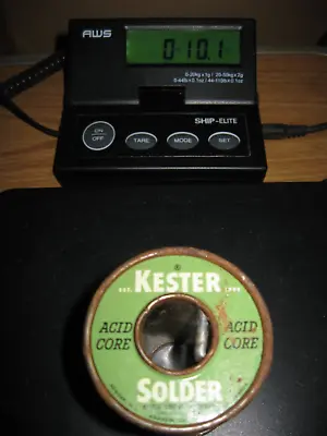 Vintage Kester Acid Core Solder 10 Ounces Thick Wire • $6.08