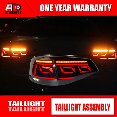 For VW Jetta 2015-2018 Assembly LED Tail Lights Sequential Turn Signal Black • $298.96