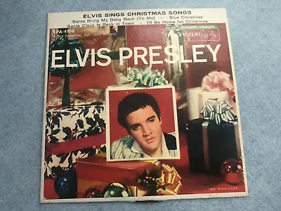 Elvis Presley 45 Ep Album - Elvis Sings Christmas Songs - Epa - 4108 • $19.99