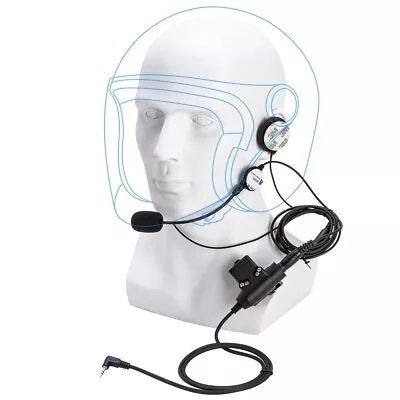 U94PTT Headset Pilot Headphone For Motorola T5620 T6200 6200C Hytera TC320 TC310 • $38.84