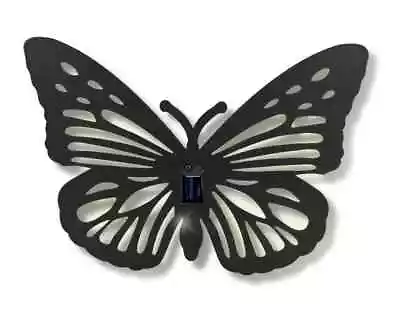 Butterfly Solar Garden Wall Decoration Ornament LED • £17.99