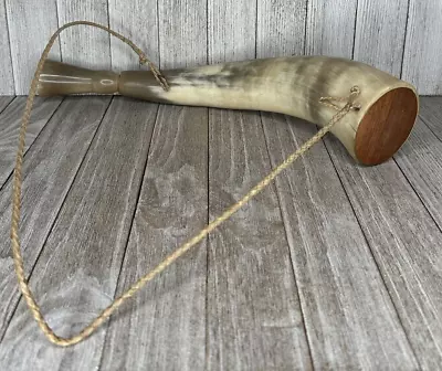 Large Genuine Powder Horn Mountain Man Reenactment Rendezvous Accessory • $42